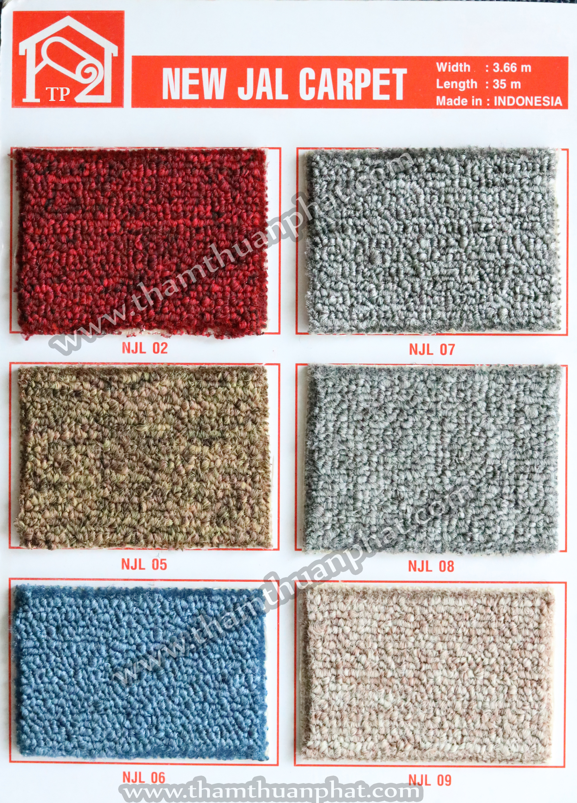 Thảm trải sàn Newjal carpet